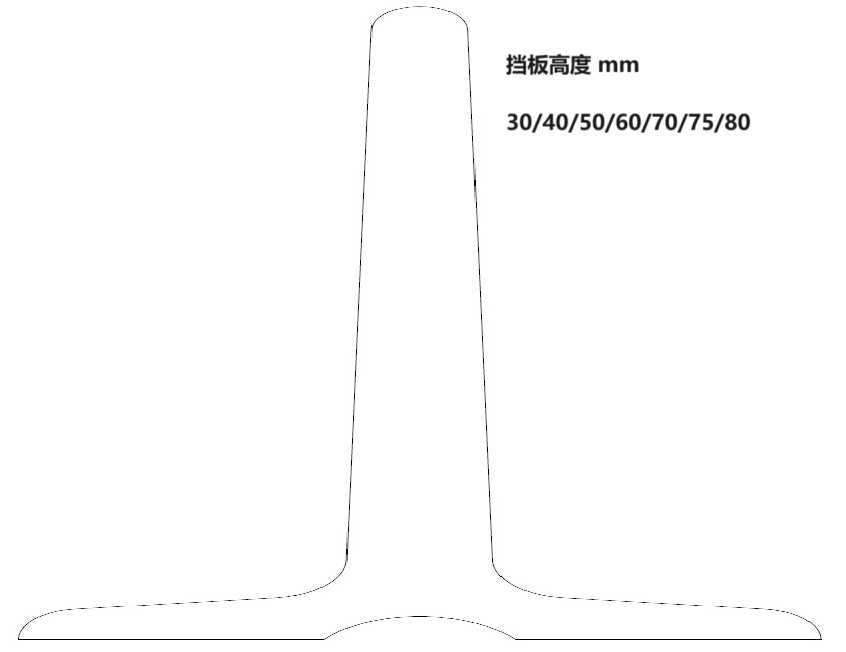 PVC 斜挡板